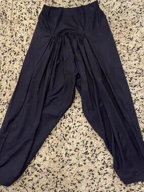Harem Balloon Pants Hand made Size 28 Dark Purple Lightweight Boho